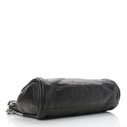 Chanel Lambskin Stitched Medium Ultimate Soft Tote Black 4 of 10