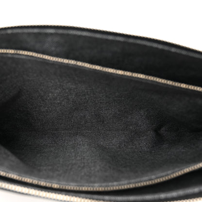 Louis Vuitton Lambskin Embossed Monogram Coussin MM Black Gray 6 of 9