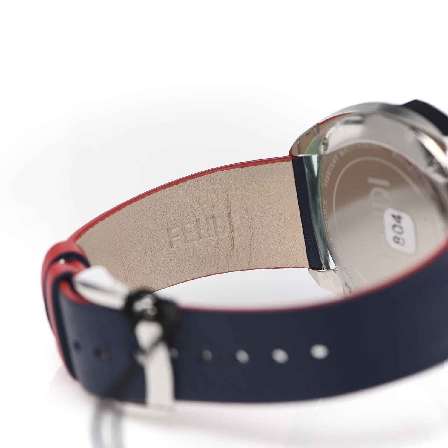 Fendi X FILA Stainless Steel Calfskin 40mm Momento Mania Quartz Watch 6 of 8