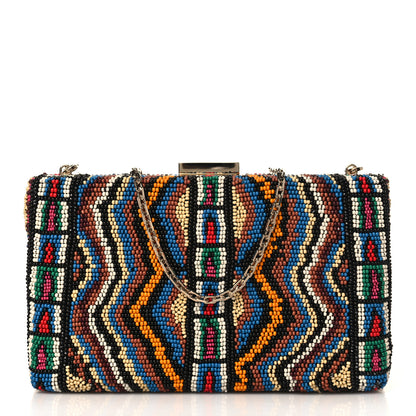 Valentino Garavani Beaded Chain Clutch Multicolor 1 of 7