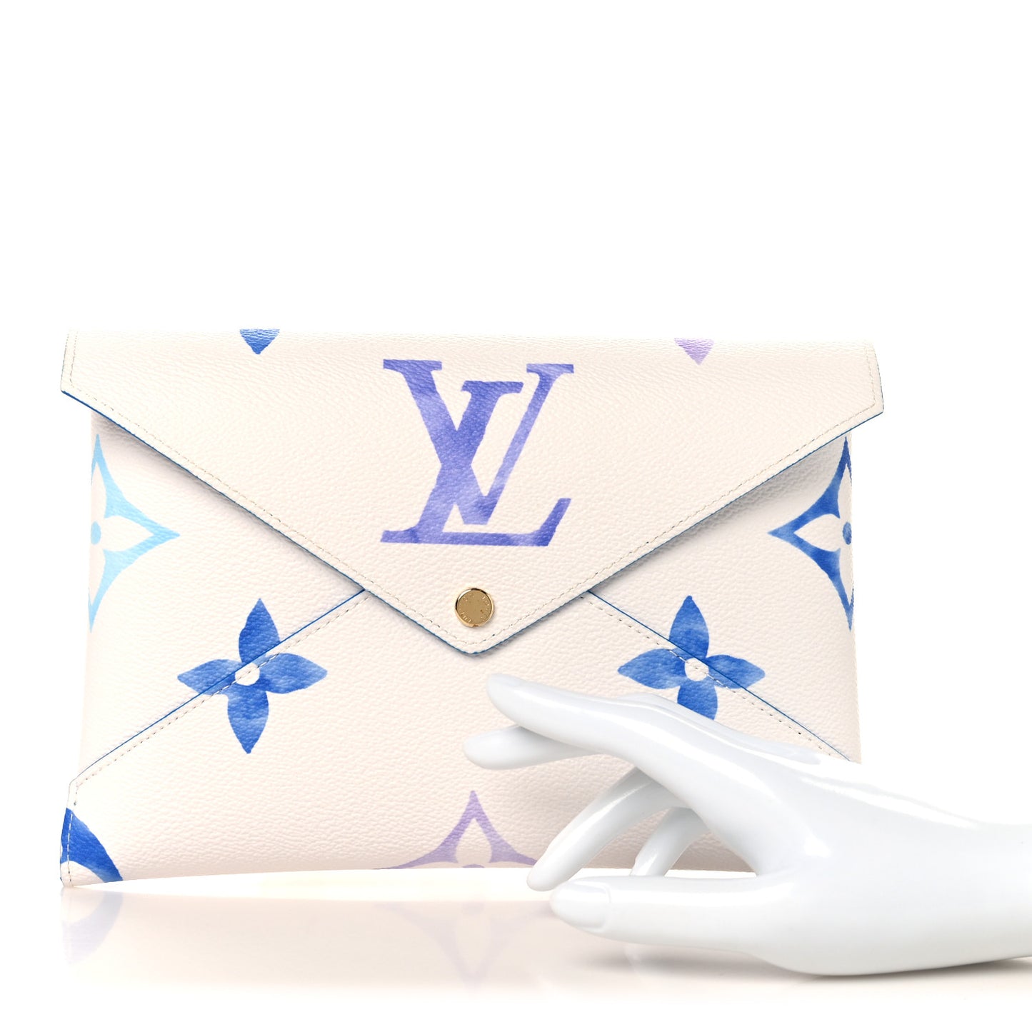 Monogram Giant By The Pool Kirigami Pochette Set Blue Rose Beige