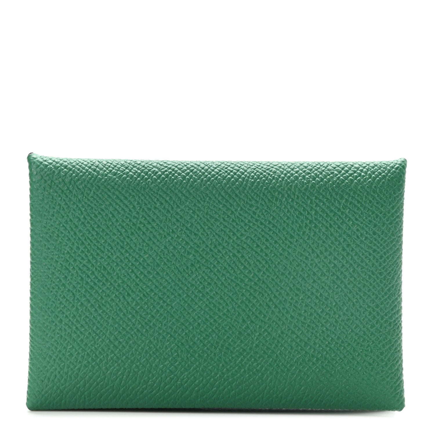 Hermes Epsom Calvi Card Case Vert Vertigo 1 of 5
