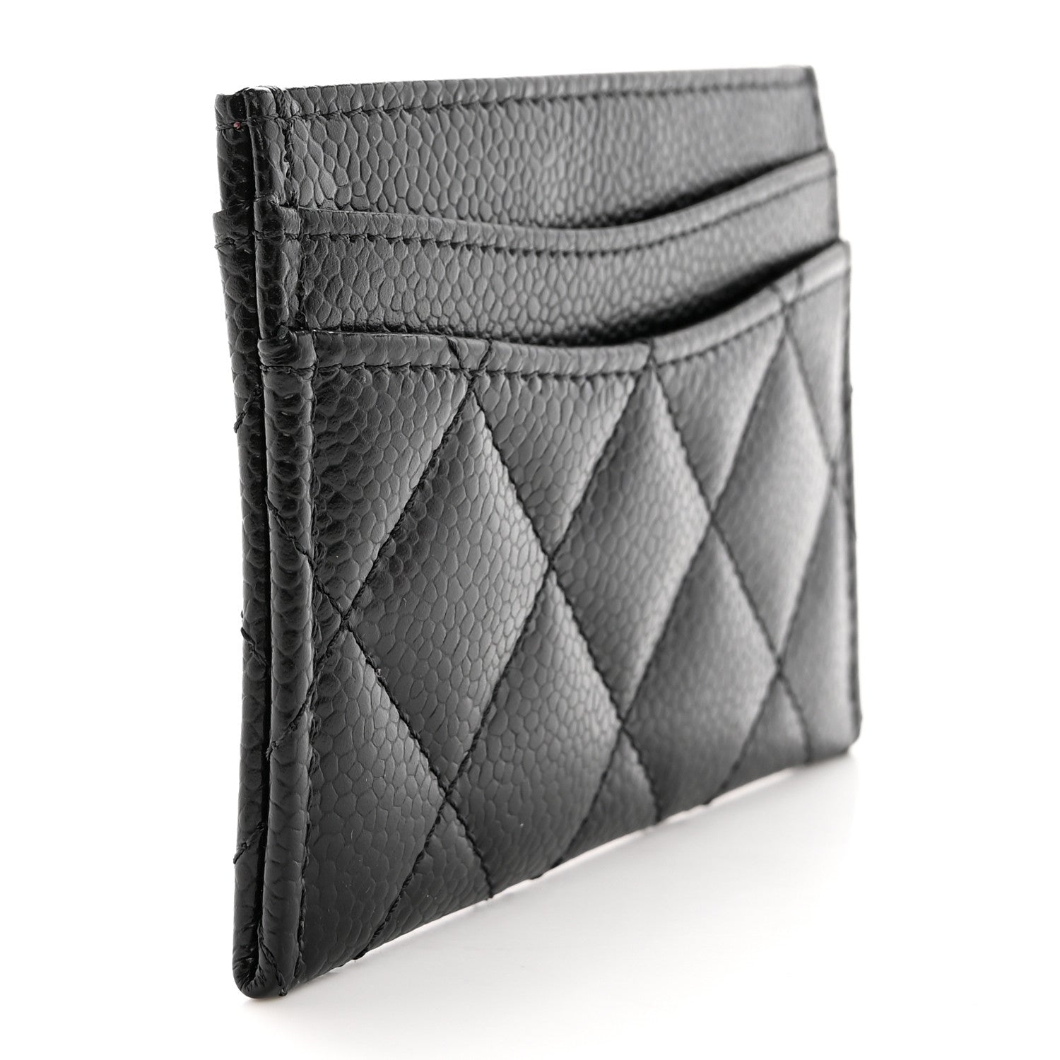 Chanel Caviar Quilted Card Holder Black 3 of 9