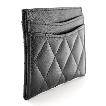 Chanel Caviar Quilted Card Holder Black 3 of 9