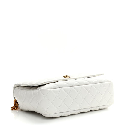 Versace Nappa Quilted Medusa Chain Crossbody White 4 of 8
