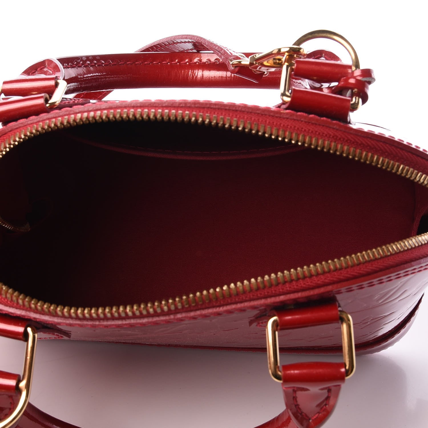Louis Vuitton Vernis Alma BB Pomme D'Amour 4 of 9