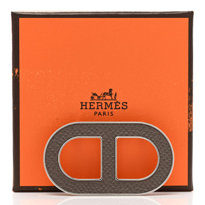 Hermes Palladium Epsom Chain D'Ancre Badge Gris Etain 5 of 5
