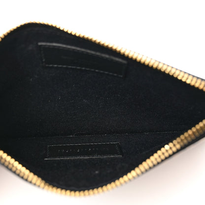 Saint Laurent Calfskin Baby Cat Print Zip Pouch Toffee 4 of 6
