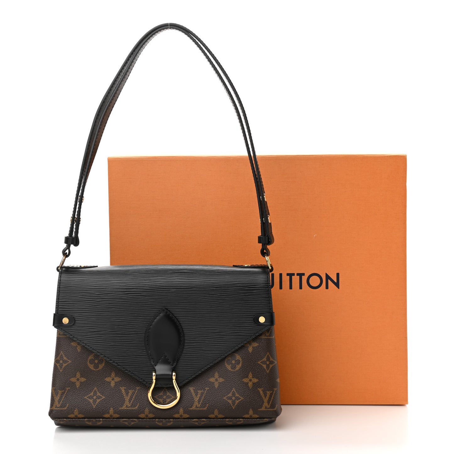 Epi Monogram Saint Michel Black