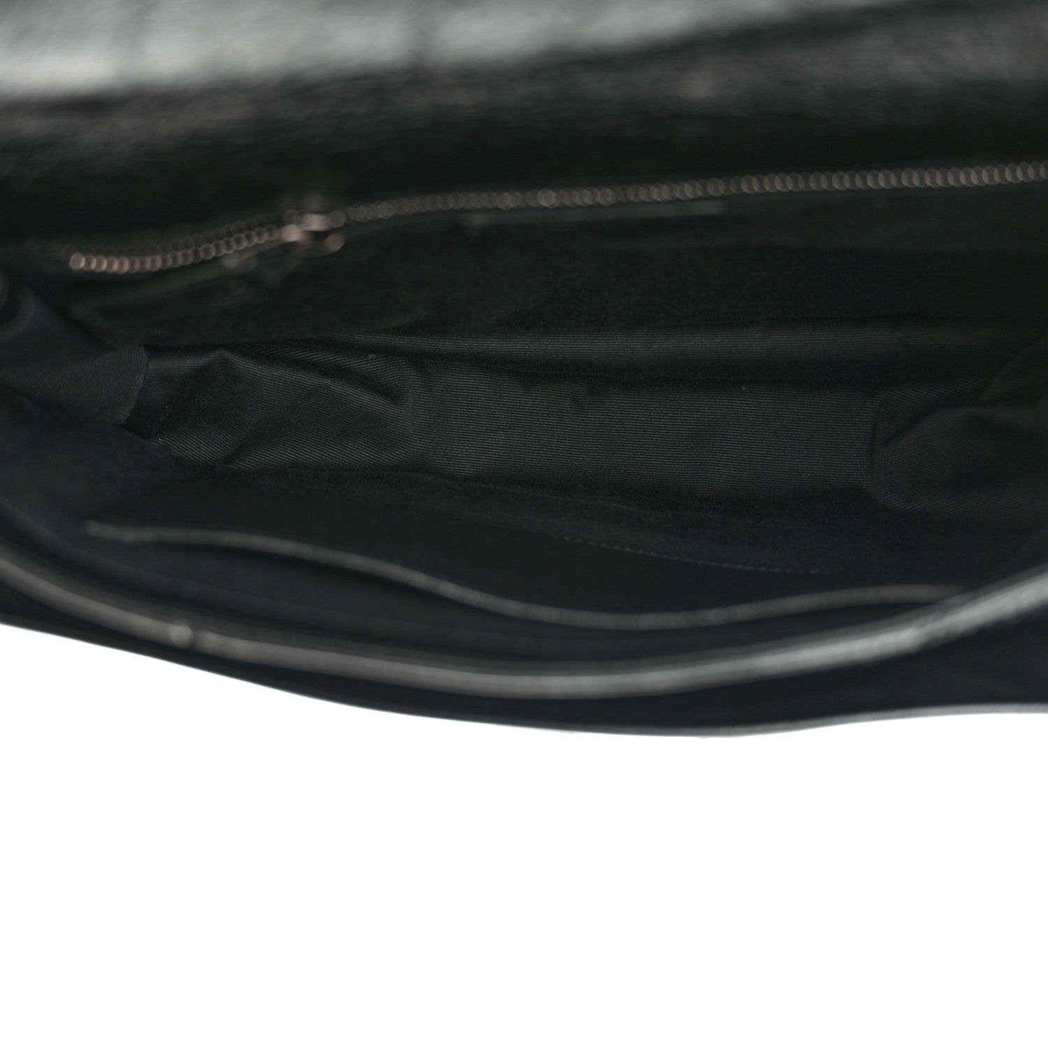 Saint Laurent Crinkled Calfskin Matelasse Monogram Medium Niki Chain Satchel Black 5 of 11