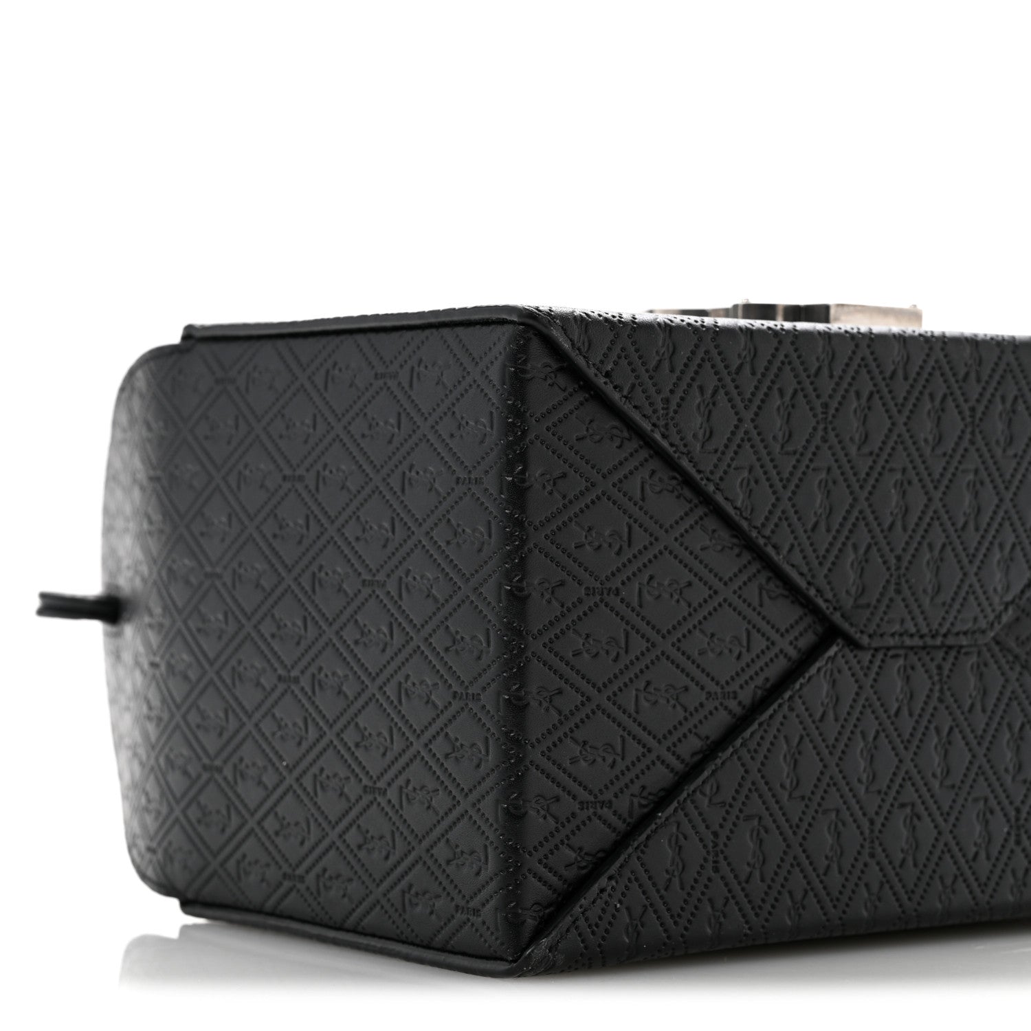 Saint Laurent Calfskin Monogram Take Away Box Black 9 of 15