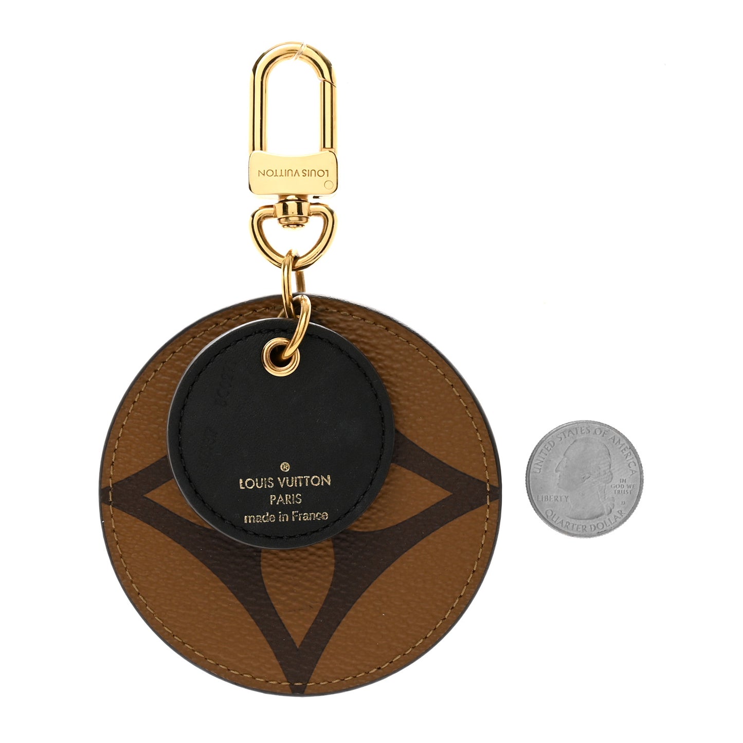 Monogram Reverse Key Holder Bag Charm
