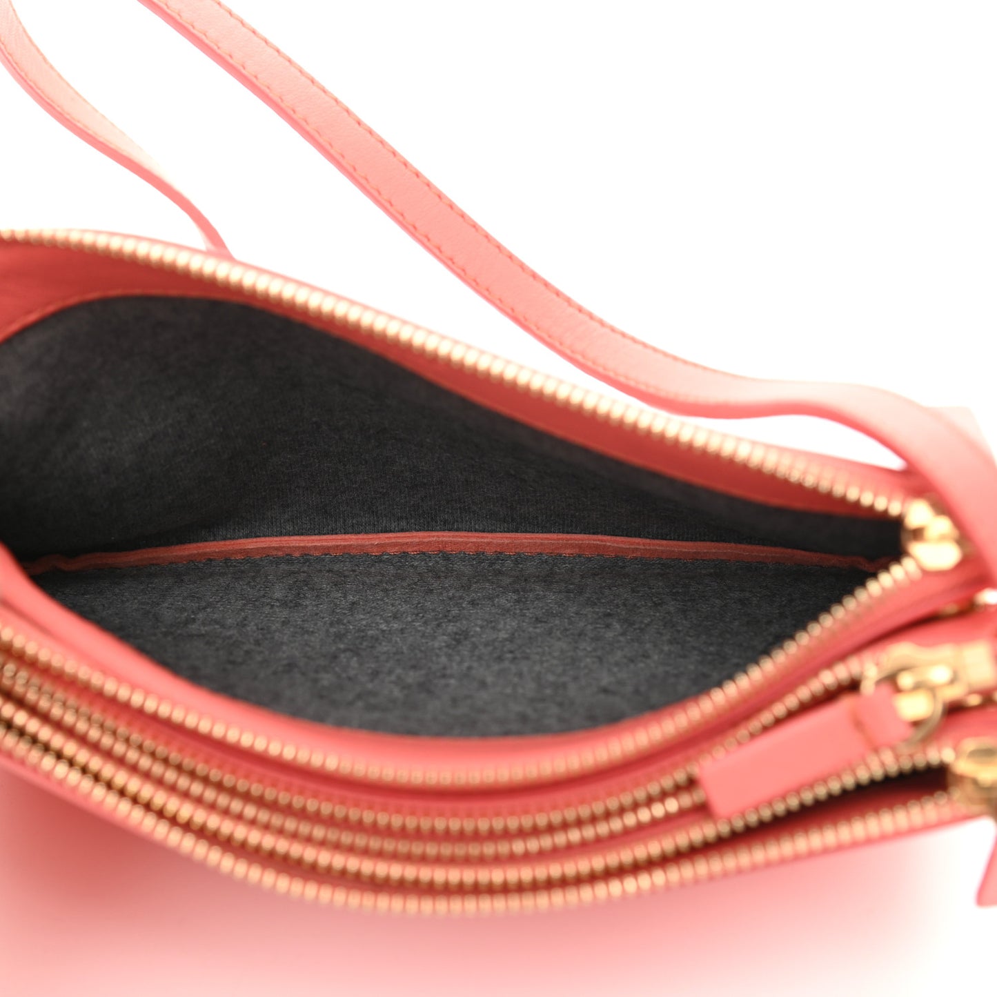 Lambskin Small Trio Crossbody Bag Lipstick