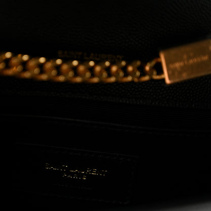 Saint Laurent Grain De Poudre Small Monogram Kate Satchel Black 6 of 10
