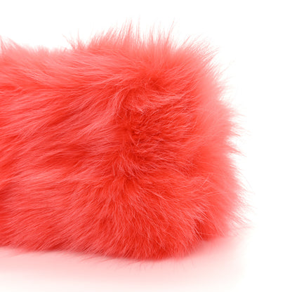 Fendi Fox Fur Shiny Nappa Small Fendi First Papavero 10 of 10