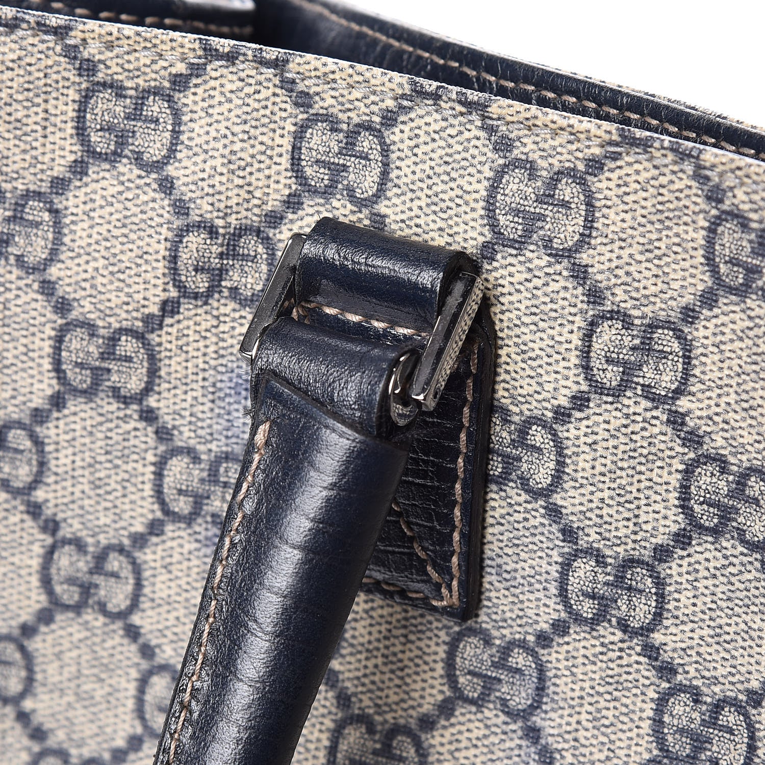 Gucci GG Plus Monogram Small Vertical Tote Blue 11 of 26