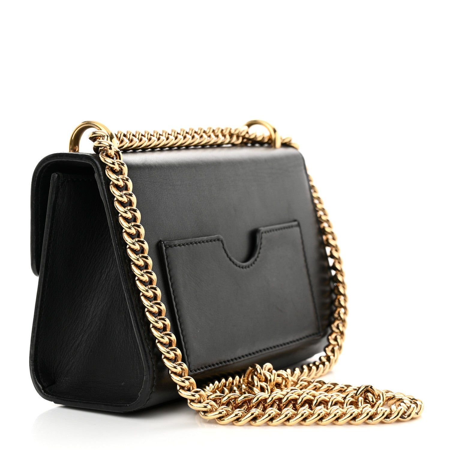 Gucci Calfskin Small Padlock Shoulder Bag Black 3 of 15