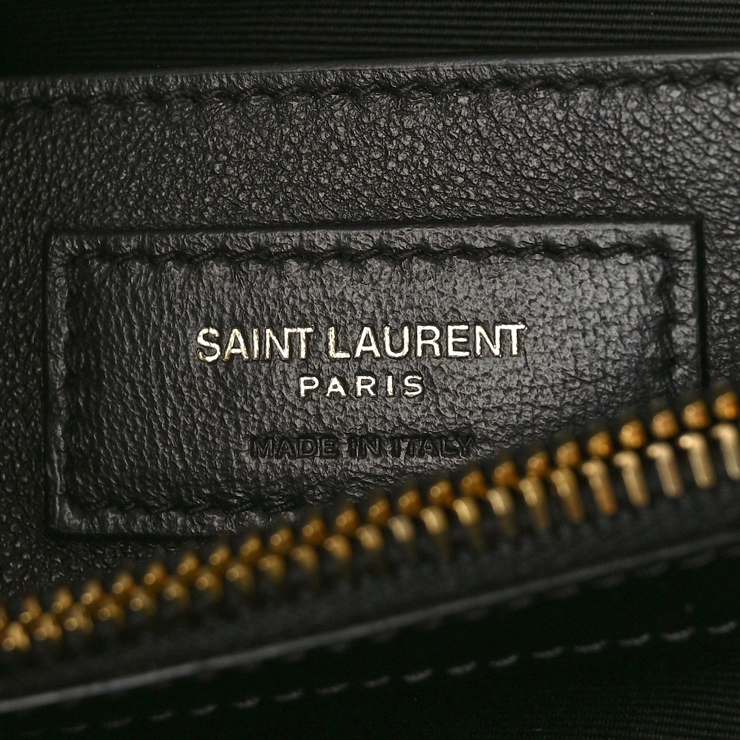 Calfskin Y Quilted Monogram Small Loulou Chain Satchel Black