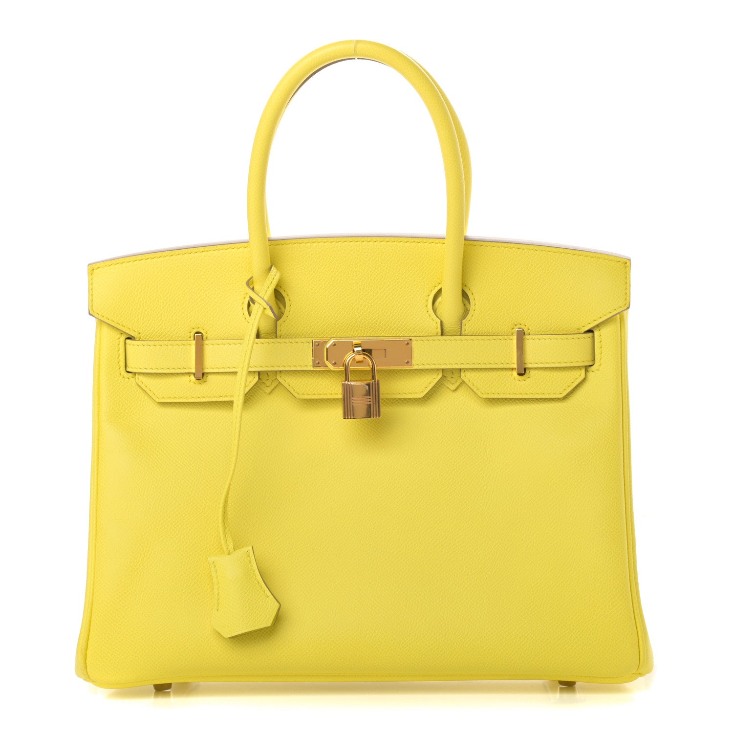 Hermes Epsom Birkin 30 Lime 1 of 12
