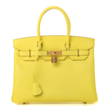 Hermes Epsom Birkin 30 Lime 1 of 12