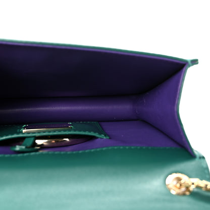 Bulgari Galuchat Calfskin Serpenti Forever Crossbody Bag Green 6 of 13