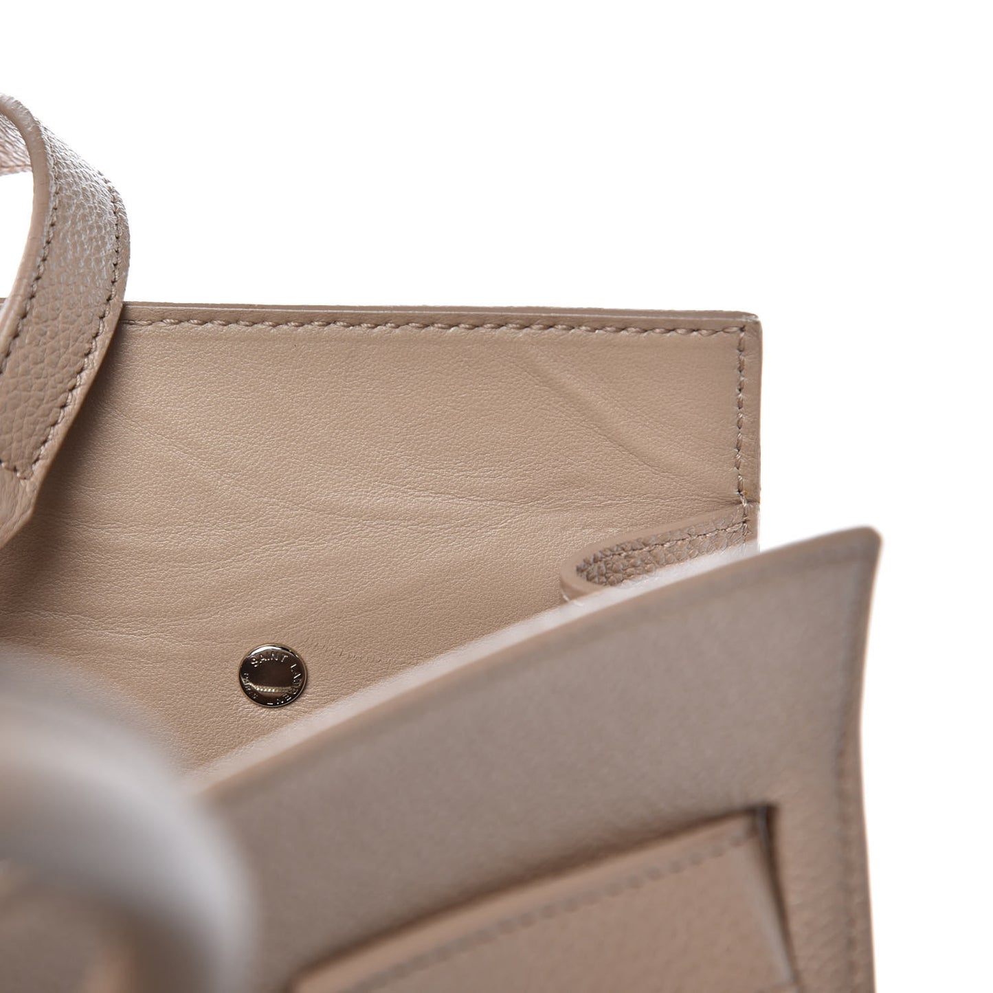 Grained Calfskin Small Sac De Jour Dark Beige