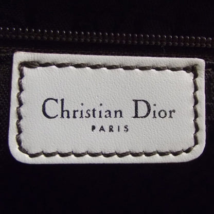 Christian Dior Leather Charm Tote White 8 of 10