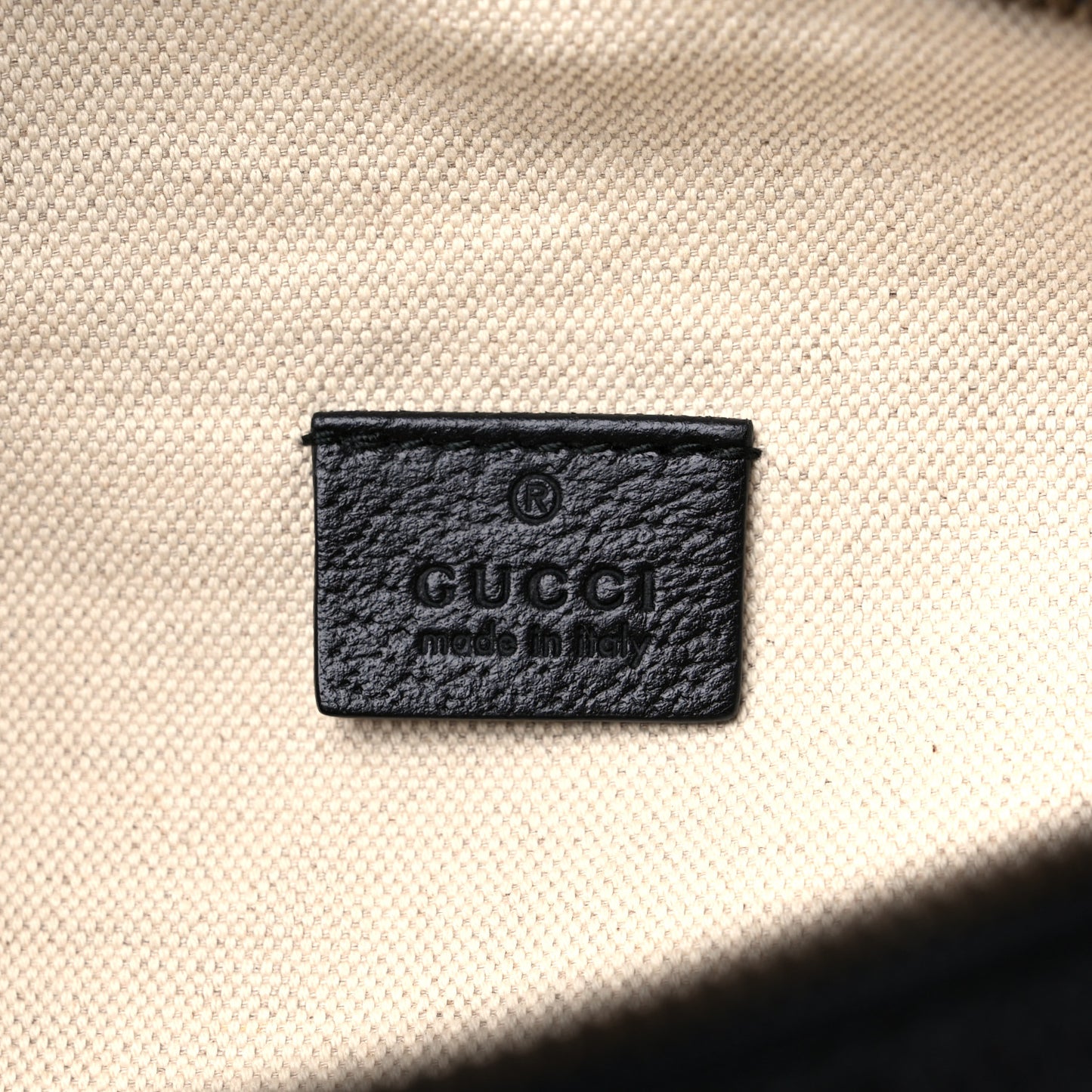 Velvet GG Monogram Web Belt Bag Blue Beige