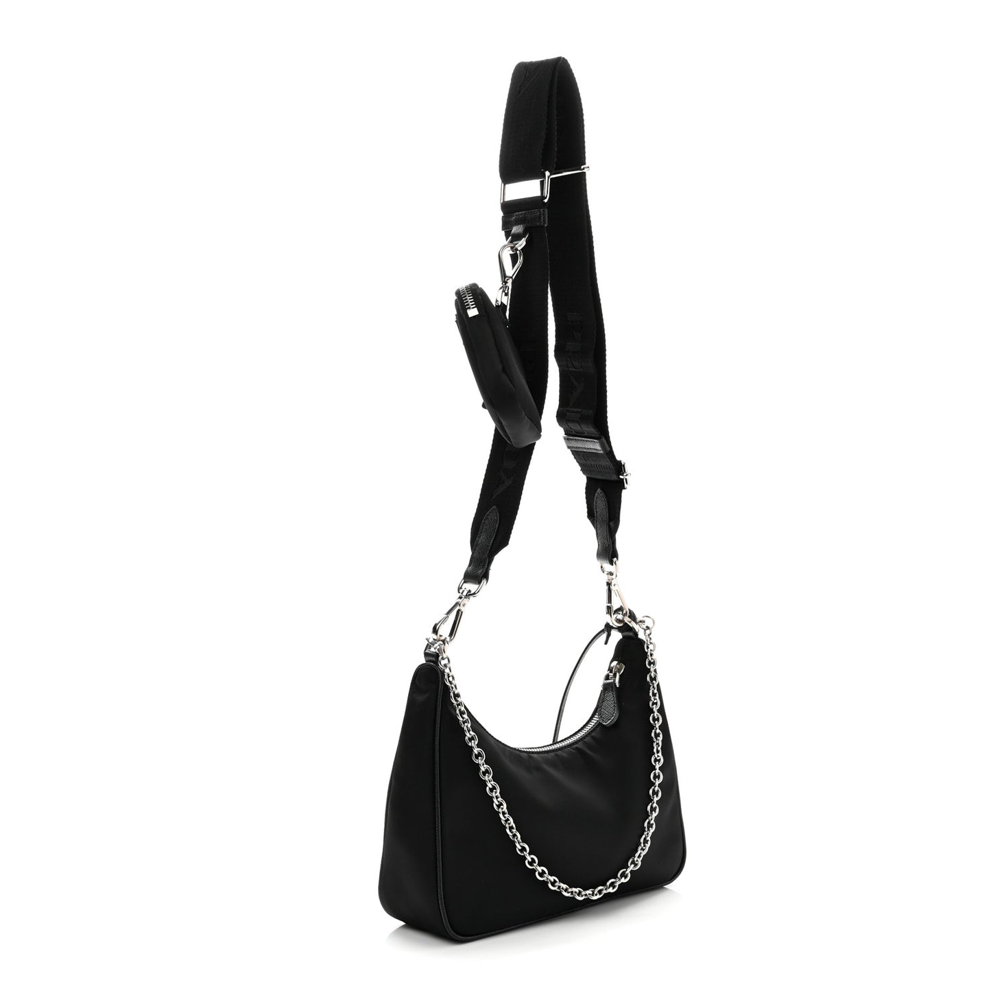 Nylon Re-Edition 2005 Shoulder Bag Black Black