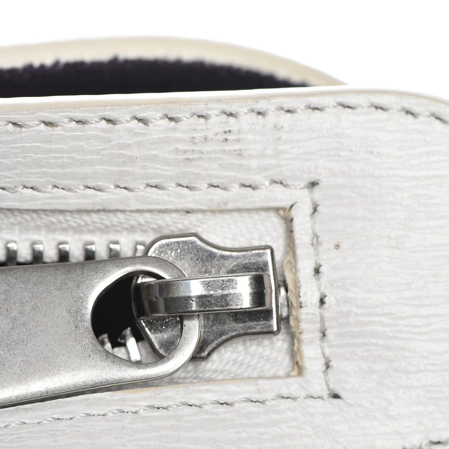 Liege Calfskin Small Trapeze White