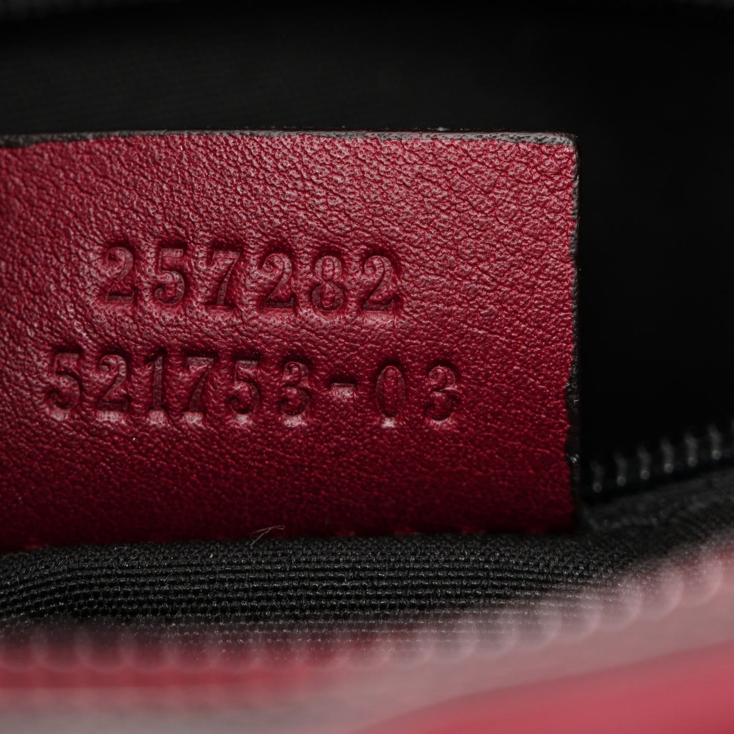 Guccissima Hobo Dark Red