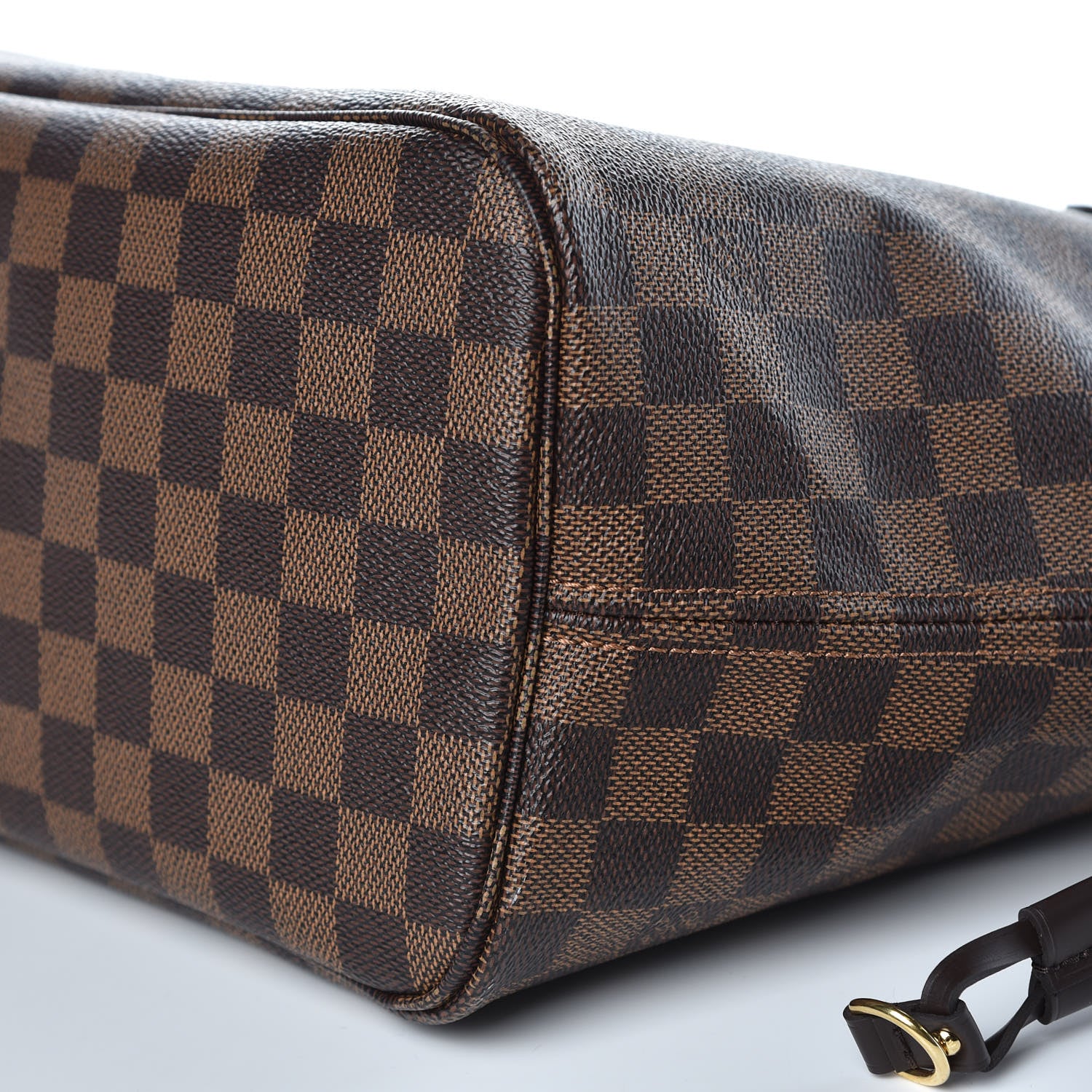 Louis Vuitton Damier Ebene Neo Neverfull MM Rose Ballerine 9 of 13