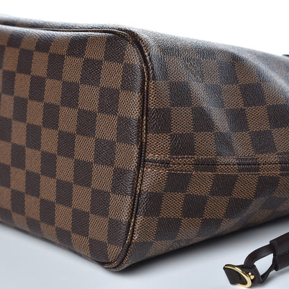 Louis Vuitton Damier Ebene Neo Neverfull MM Rose Ballerine 9 of 13