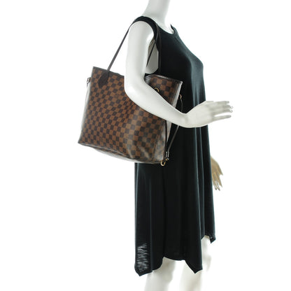 Louis Vuitton Damier Ebene Neverfull MM 2 of 9