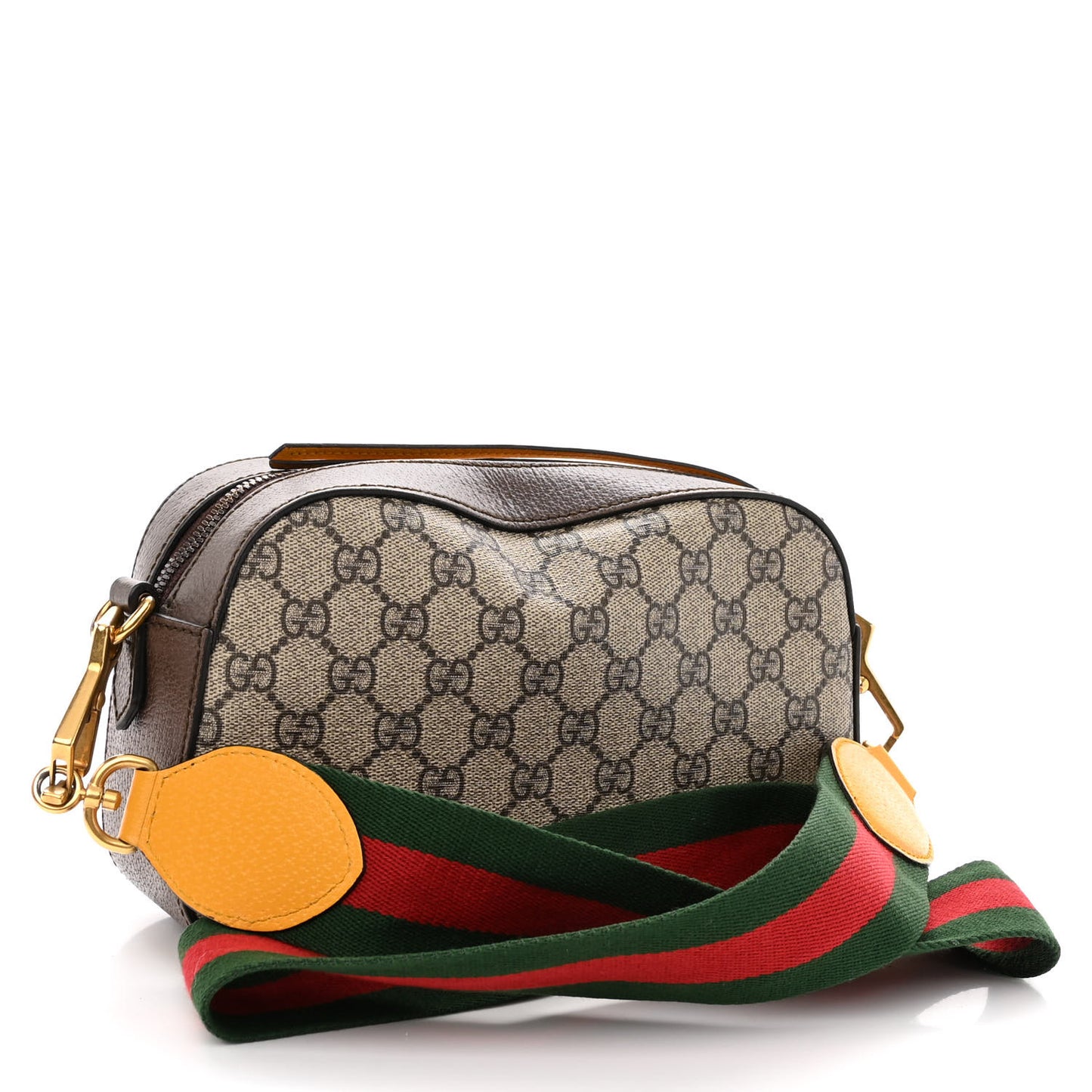 GG Supreme Monogram Web Neo Vintage Shoulder Bag Beige New Acero Crop