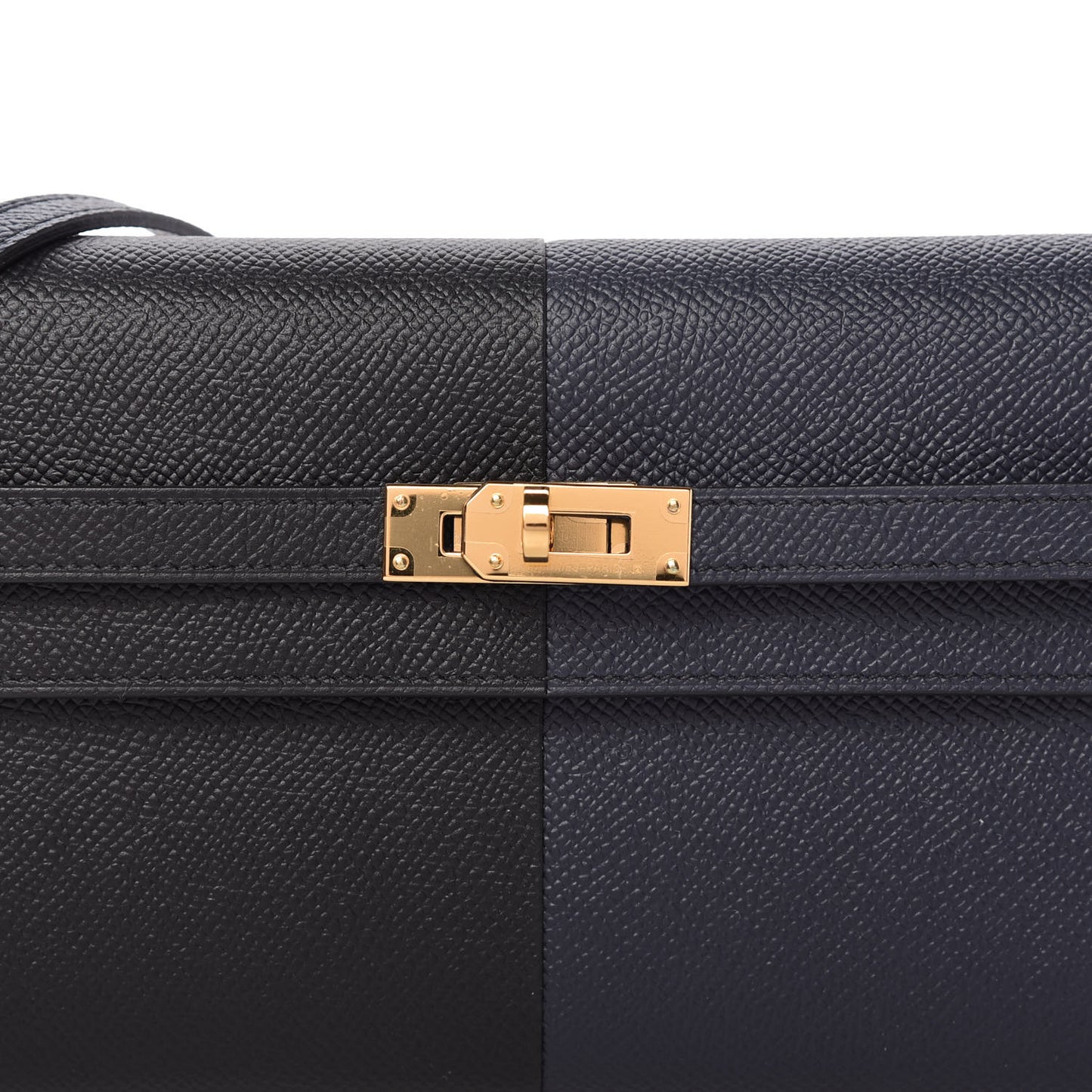 Epsom Casaque Kelly Wallet To Go Black Bleu Indigo Bleu Frida