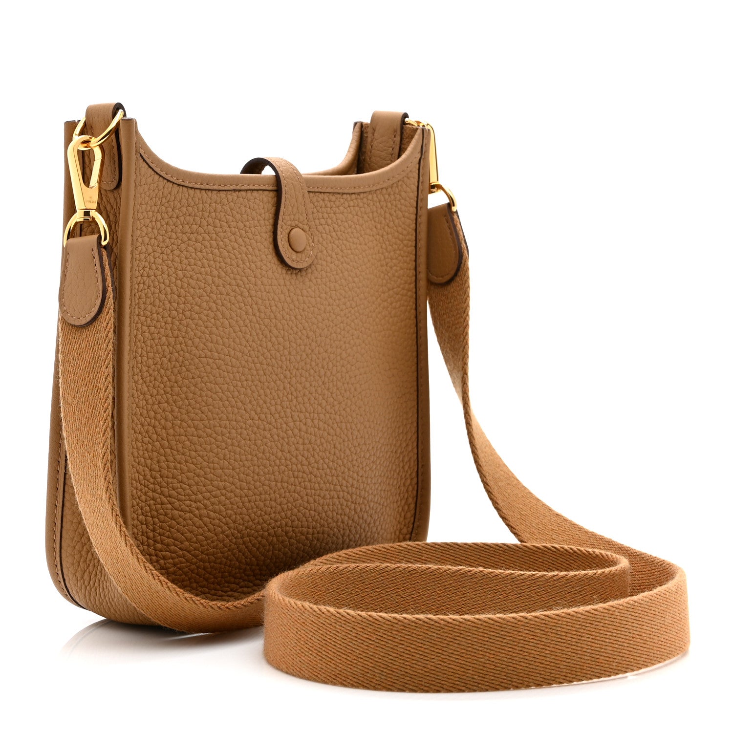 Hermes Taurillon Clemence Amazone Evelyne TPM Chai 3 of 11
