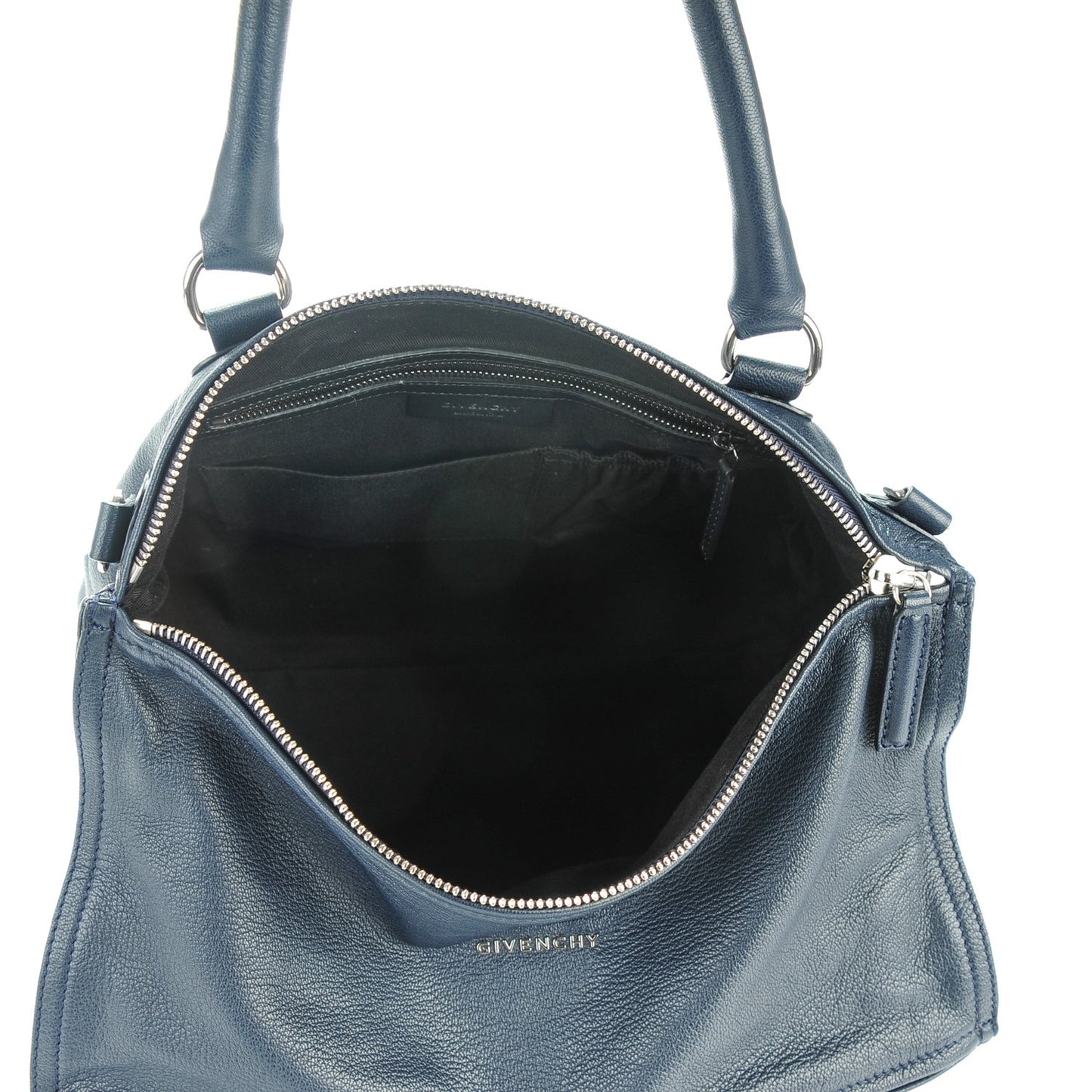 Sugar Goatskin Large Pandora Navy