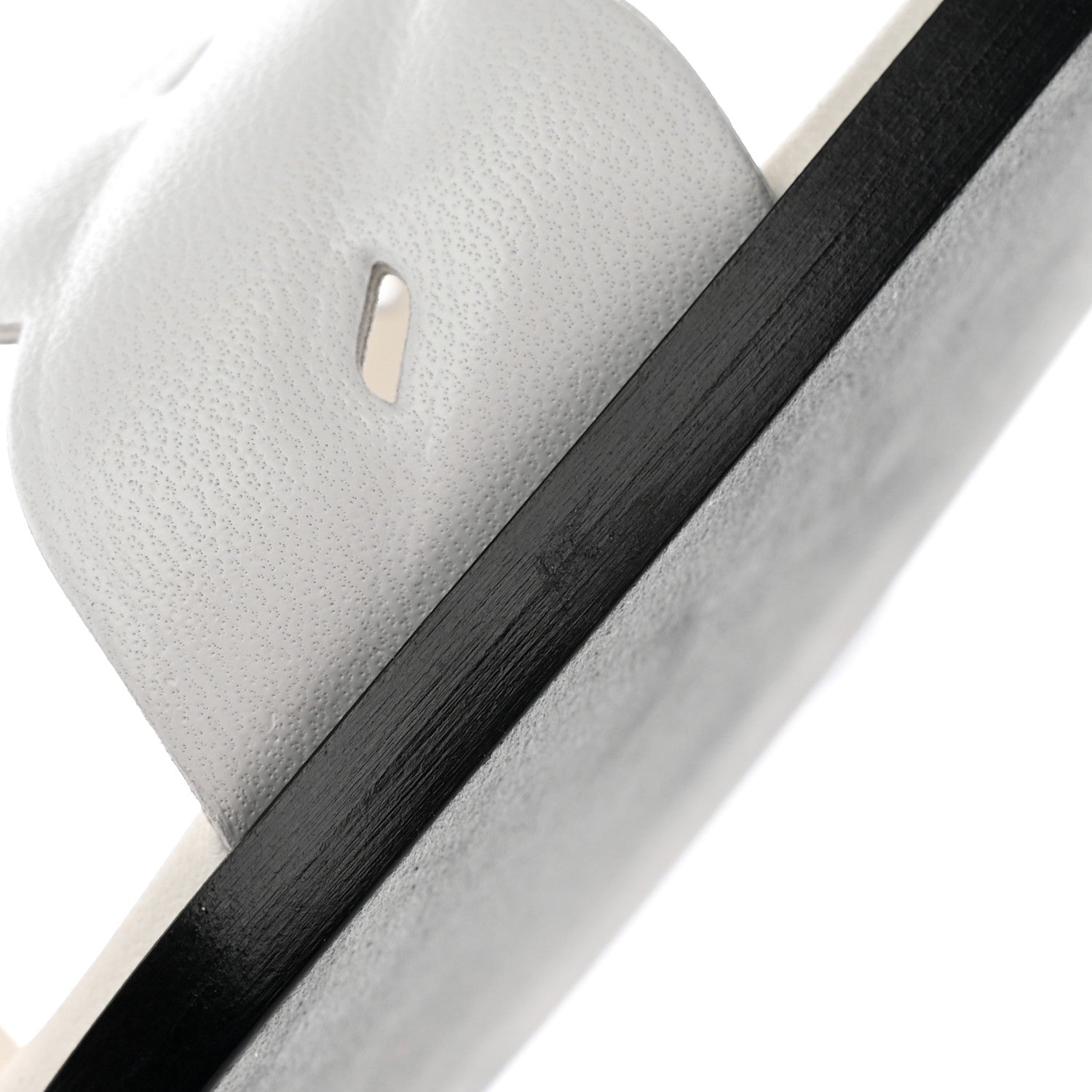Hermes Nappa Womens Grace Sandals 36.5 White 16 of 20
