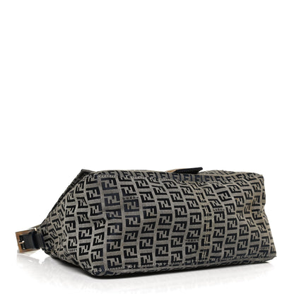 Fendi Zucchino Mama Baguette Navy 3 of 11