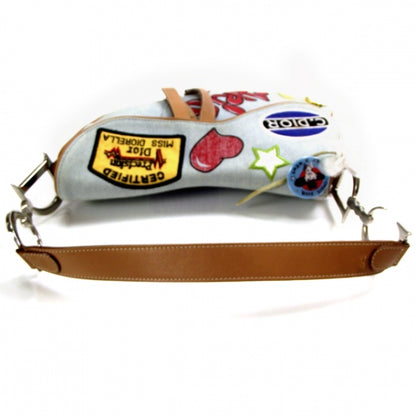 Christian Dior Denim Speedway Saddle Bag 6 of 12
