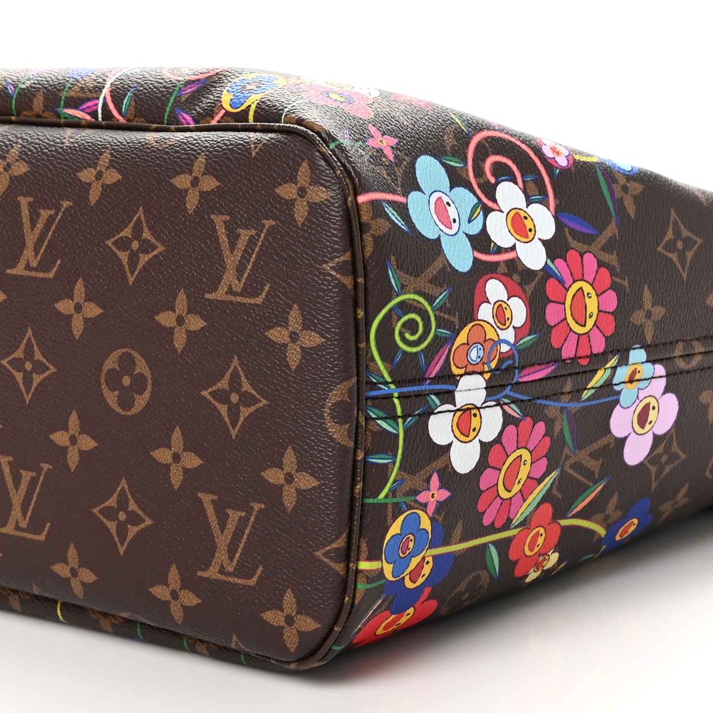 LV X TM Monogram Flowers Neverfull MM