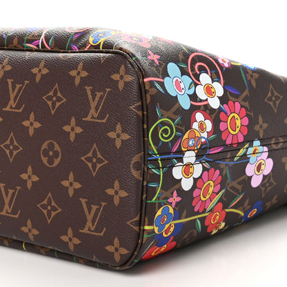 Louis Vuitton LV X TM Monogram Flowers Neverfull MM 9 of 10
