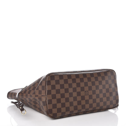 Louis Vuitton Damier Ebene Neo Neverfull MM Rose Ballerine 7 of 20