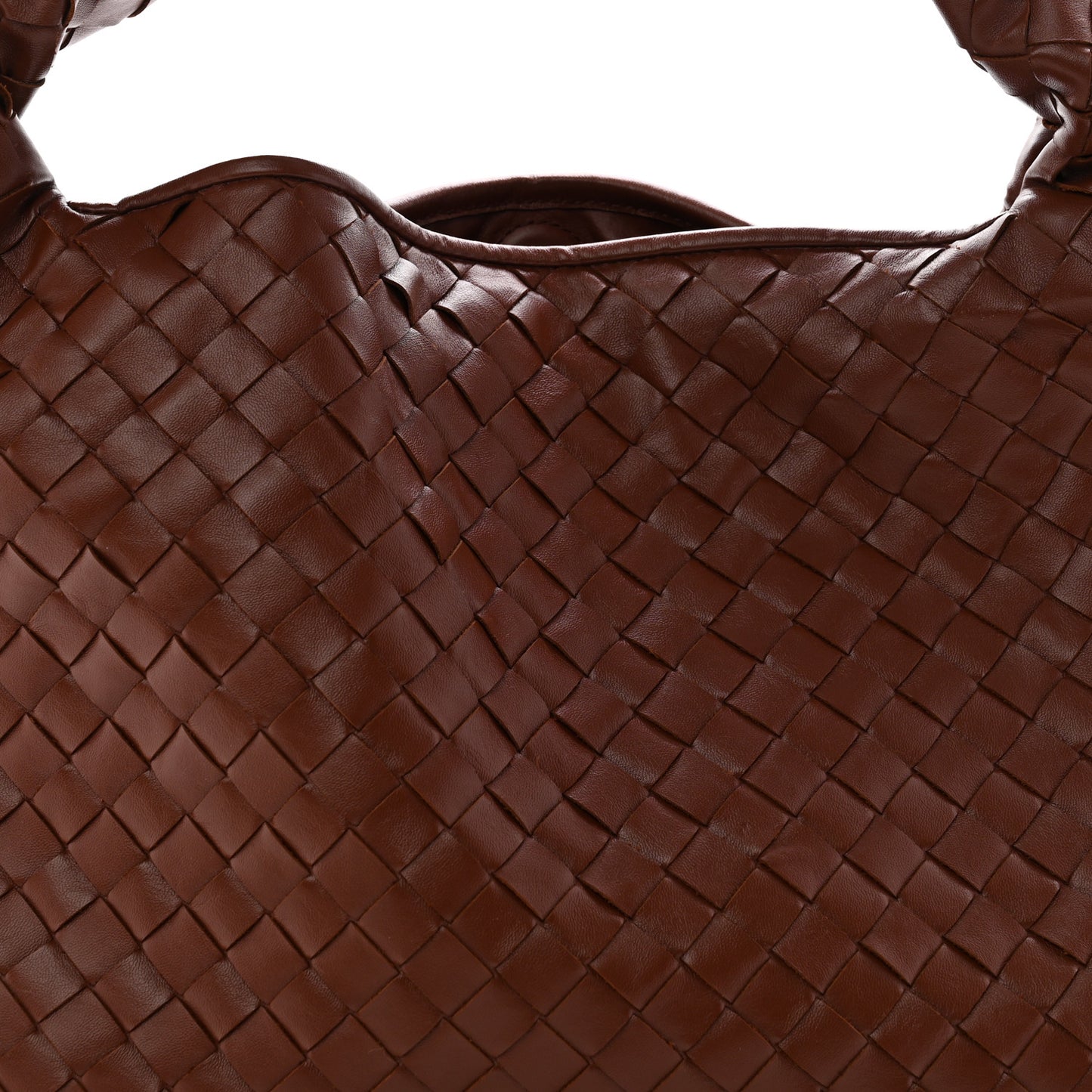 Calfskin Intrecciato Small Hop Sapele