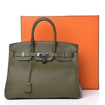 Hermes Fjord Birkin 35 Vert Veronese 41 of 41