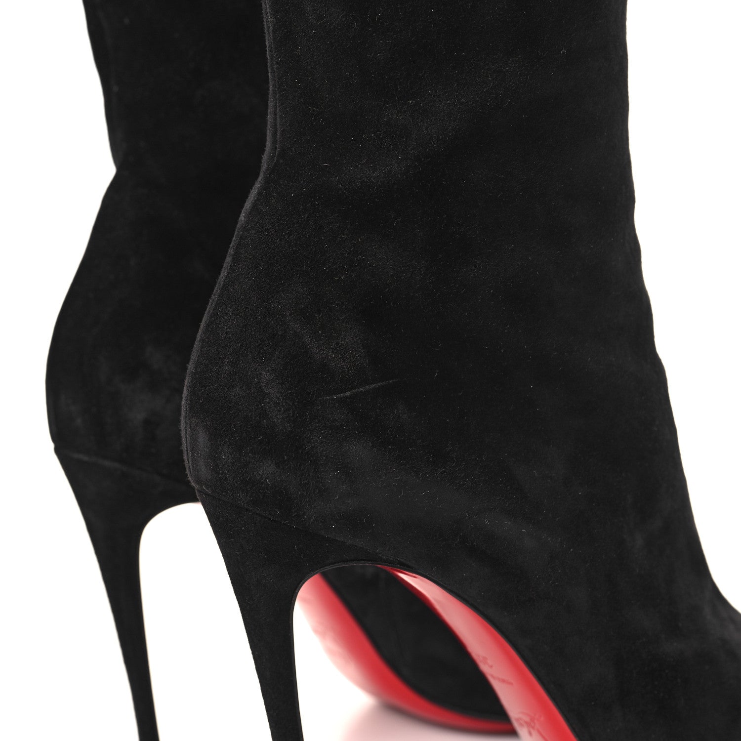 Christian Louboutin Suede Kate Botta 85 Knee-High Boots 39.5 Black 8 of 8