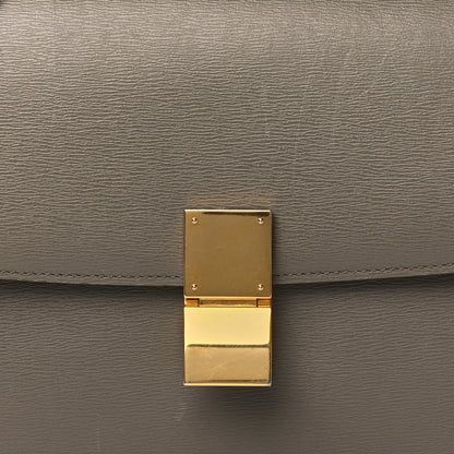 Celine Liege Calfskin Medium Classic Box Flap Bag Souris 7 of 9