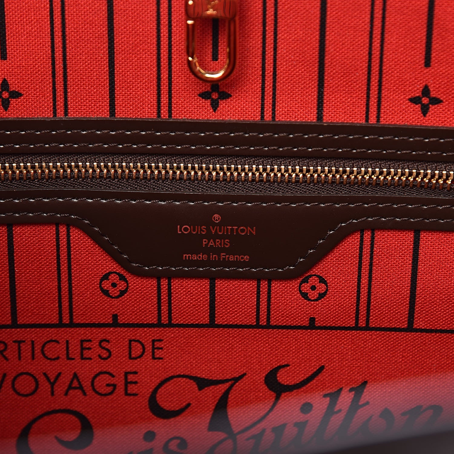 Louis Vuitton Damier Ebene Neverfull MM 6 of 11