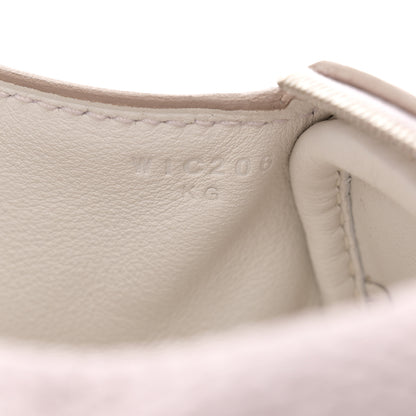 Hermes Taurillon Clemence Verso Mini Lindy 20 Mauve Pale Mushroom 7 of 11